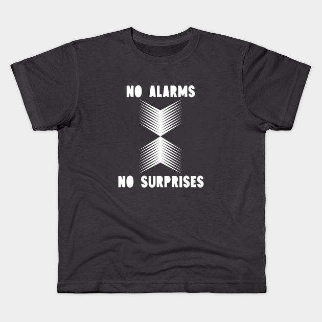 No Surprises, white Kids T-Shirt by Perezzzoso